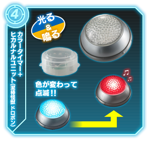 カラータイマー+ヒカルナルユニット(泥棒怪獣ドロボン)