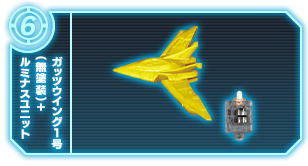 ガッツウイング1号(無塗装)+ルミナスユニット