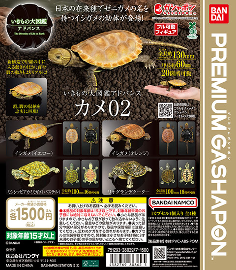 いきもの大図鑑アドバンス<br>カメ02