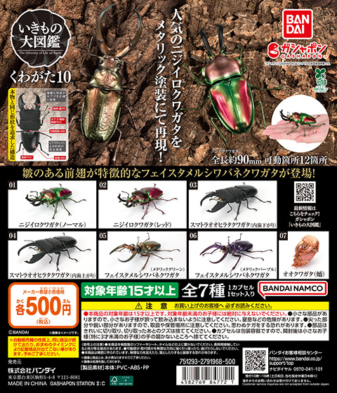 いきもの大図鑑<br>くわがた10
