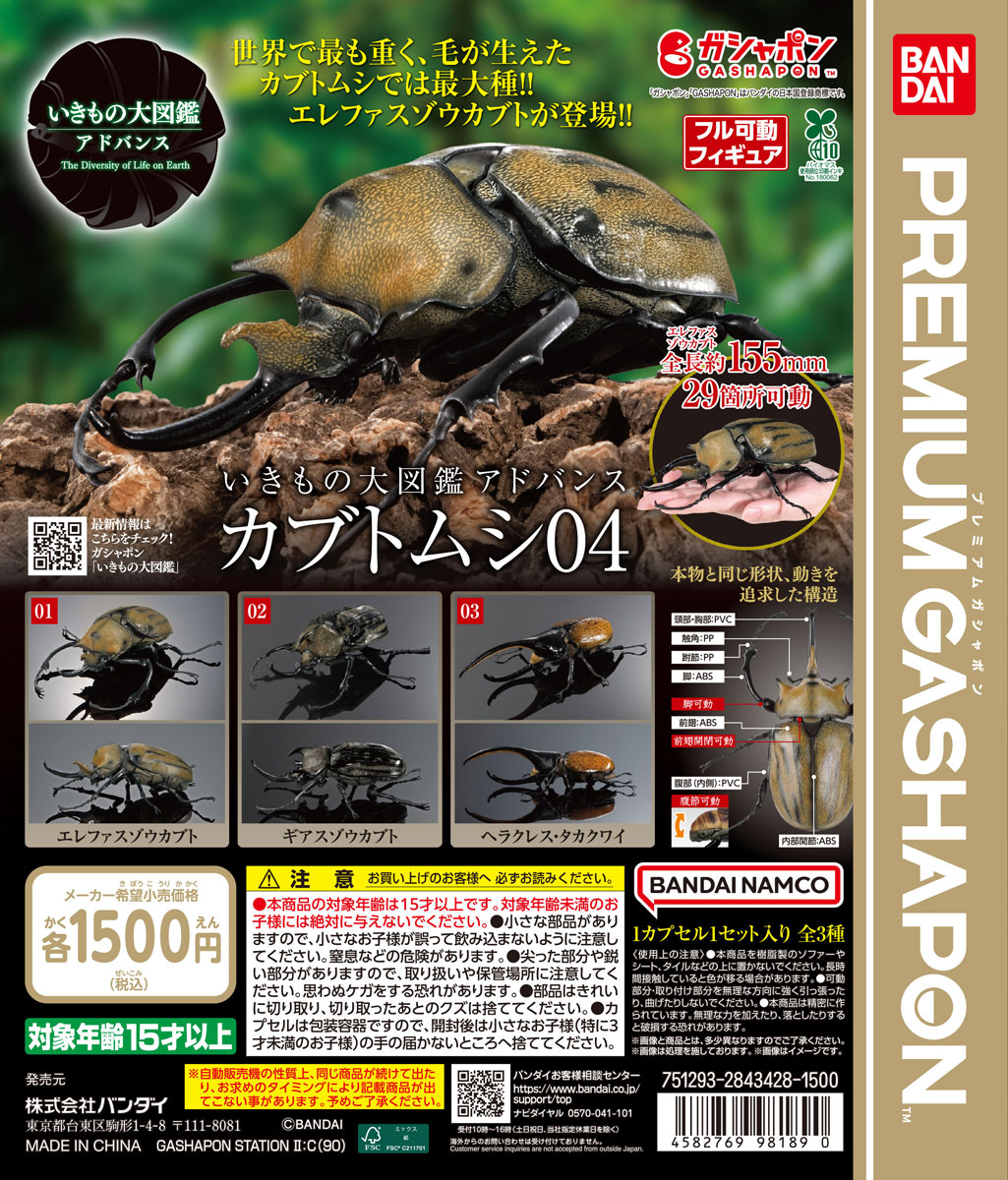 いきもの大図鑑アドバンス<br>カブトムシ04