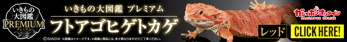 いきもの大図鑑プレミアム フトアゴヒゲトカゲ(レッド)