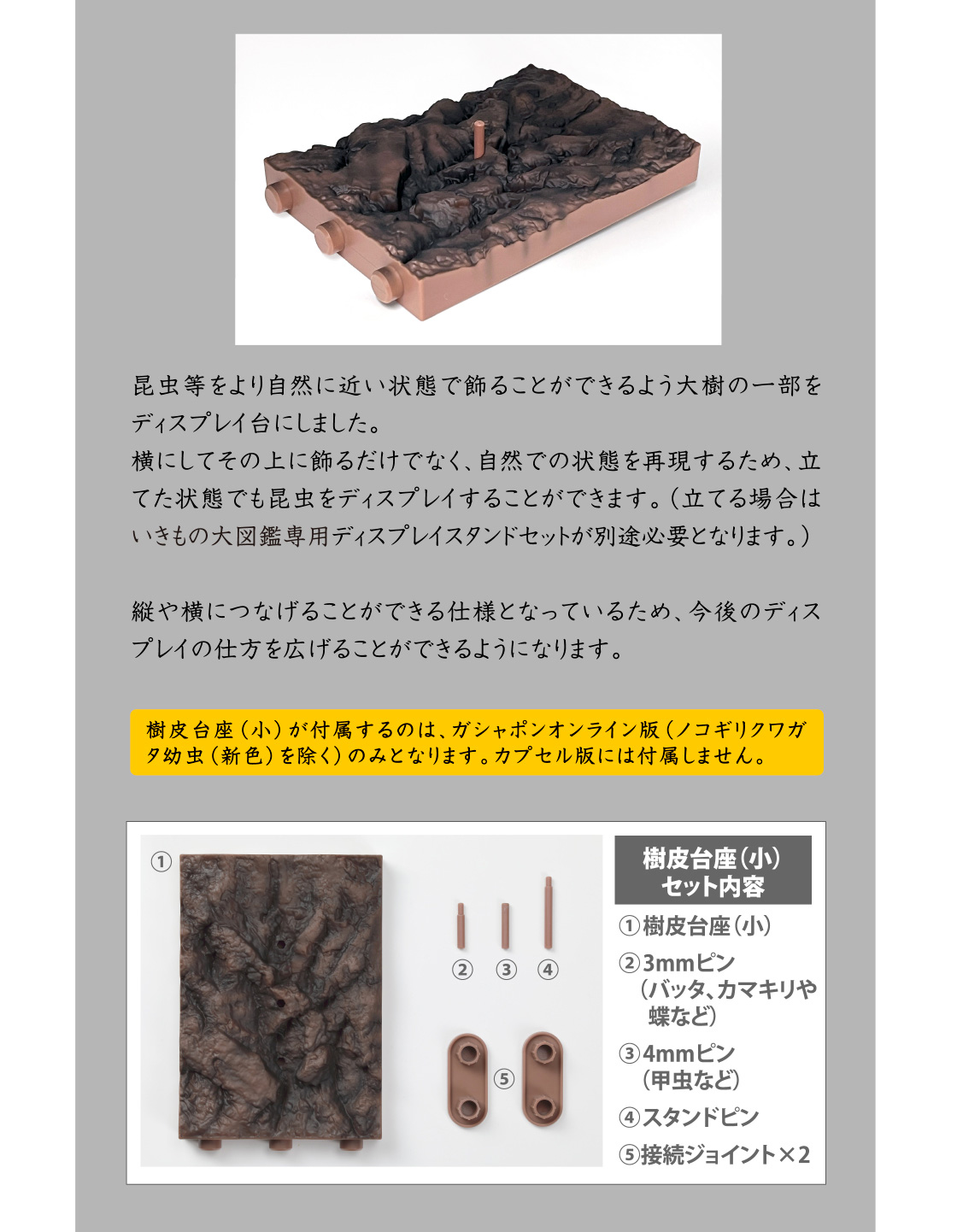 縦や横につなげることができる仕様となっているため、今後のディスプレイの仕方を広げることができるようになります。