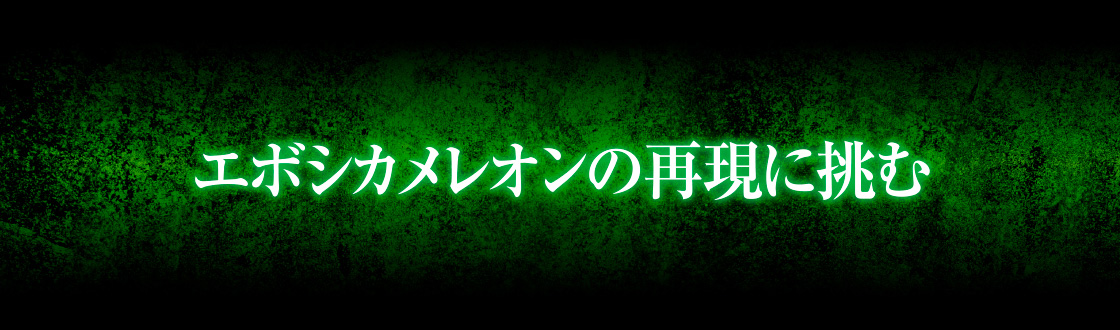 エボシカメレオンの再現に挑む