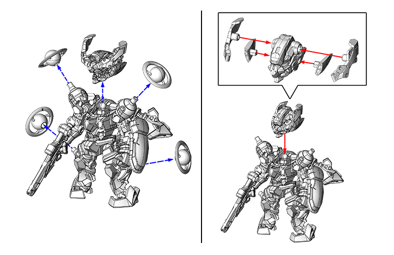 MS武器セット A　MS WEAPON SET A