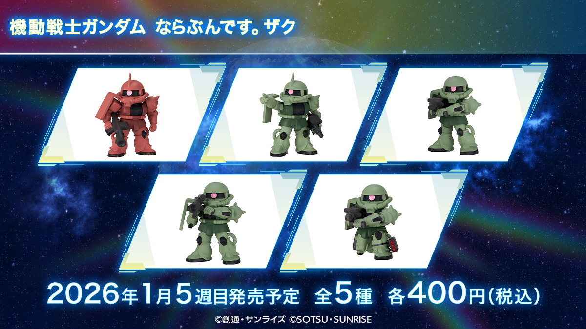 機動戦士ガンダム ならぶんです。ザク