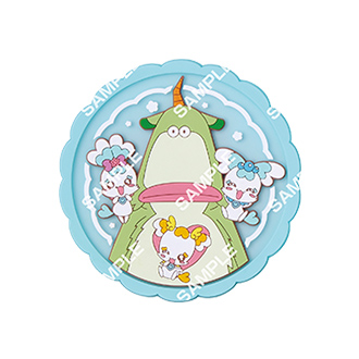 【フラットガシャポン】プリキュアオールスターズ クリアラバーコースター イメージ
