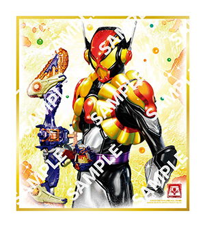 【フラットガシャポン】仮面ライダー色紙ART GPエディション３
