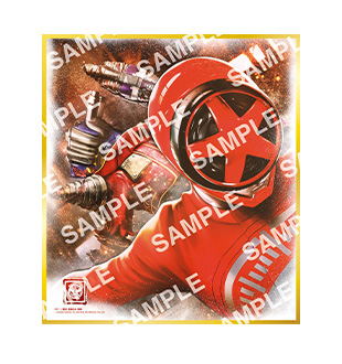 【フラットガシャポン】スーパー戦隊 色紙ART GP